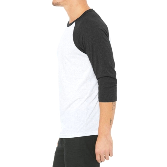 ⚽ Bella Canvas | Unisex Raglan Baseball Tee - Picture 2 of 4